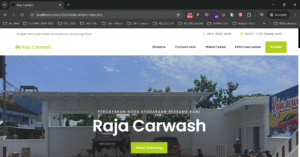 Halaman Homepage SI-Steam