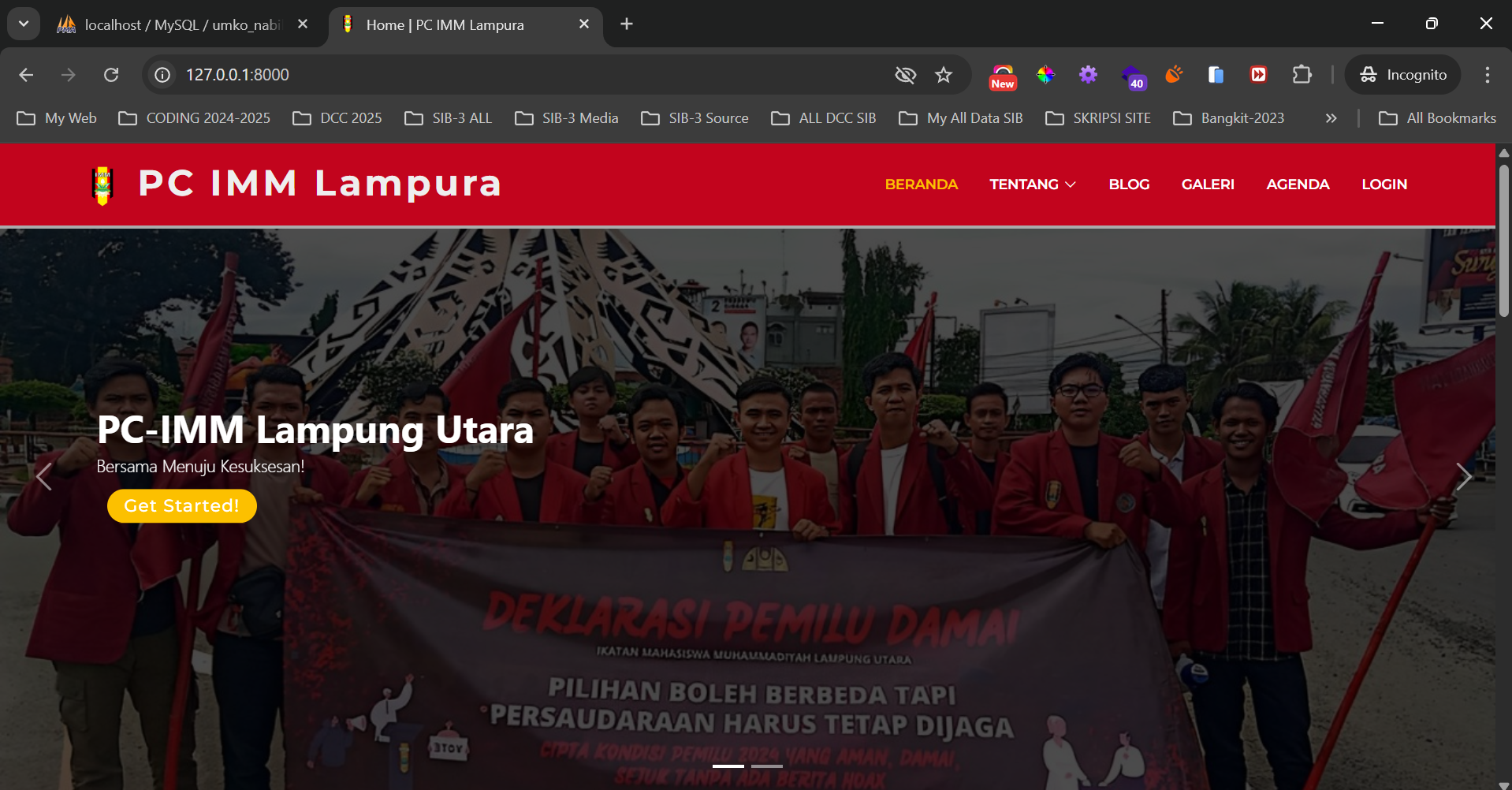 Halaman Homepage