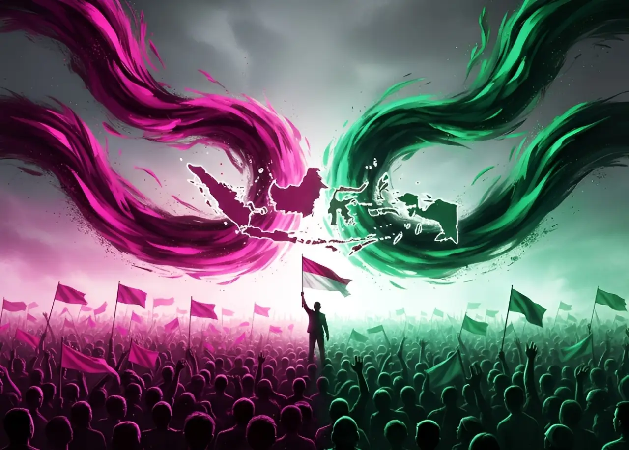 Tren Foto Pink-Hijau Menggema: Di Balik Estetika Brave Pink dan Hero Green, Tersimpan Semangat Perlawanan Rakyat